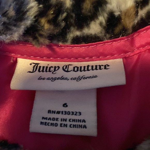 Juicy Couture Faux Fur Leopard Coat - Picture 10 of 13